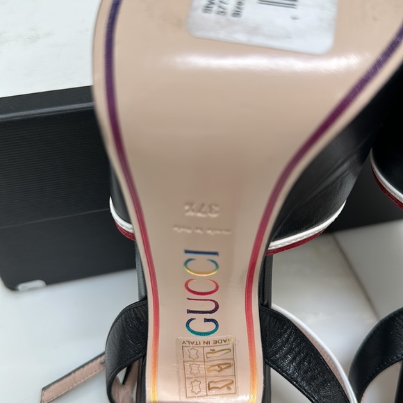 BRAND NEW AUTHENTIC GUCCI BLACK HIGH HEEL SHOES - Picture 7 of 9